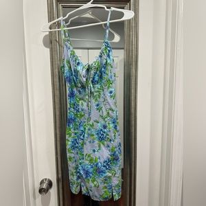 Wild fable floral linen sundress